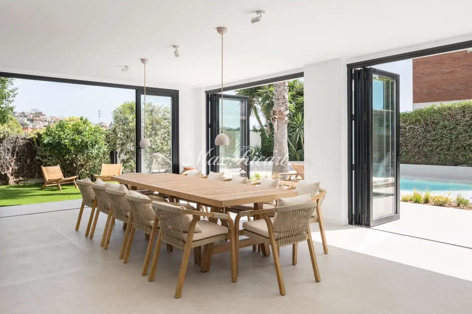 Dining room of Houses for rent in Sant Just Desvern  with Air Conditioner, Heating and Terrace