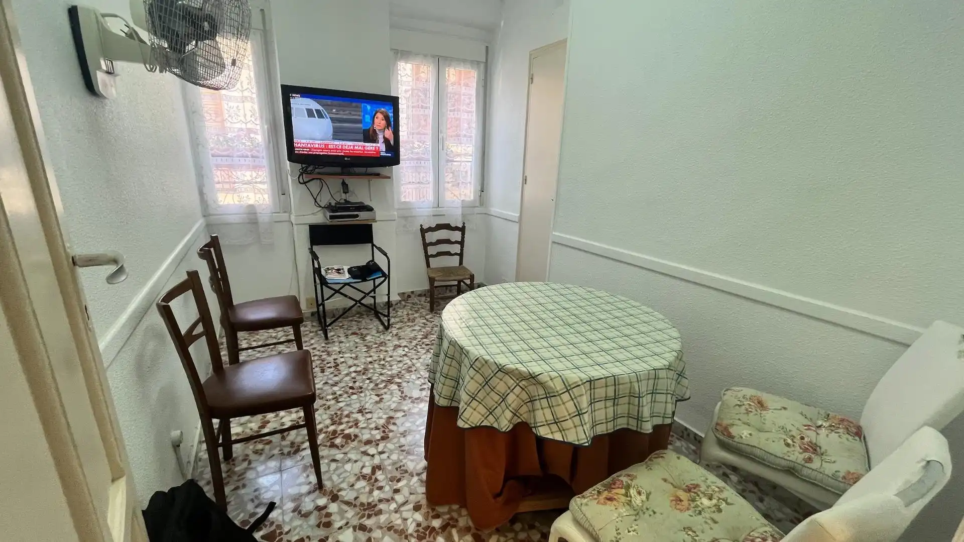 Living room of Houses for sale in Abarán  with Terrace and Furnished
