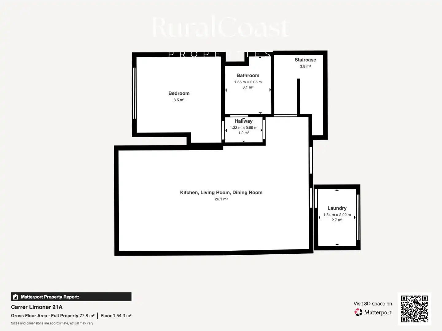 Schlafzimmer von Einfamilien-Reihenhaus zum Verkauf in Busot mit Klimaanlage, Heizung und Privatgarten