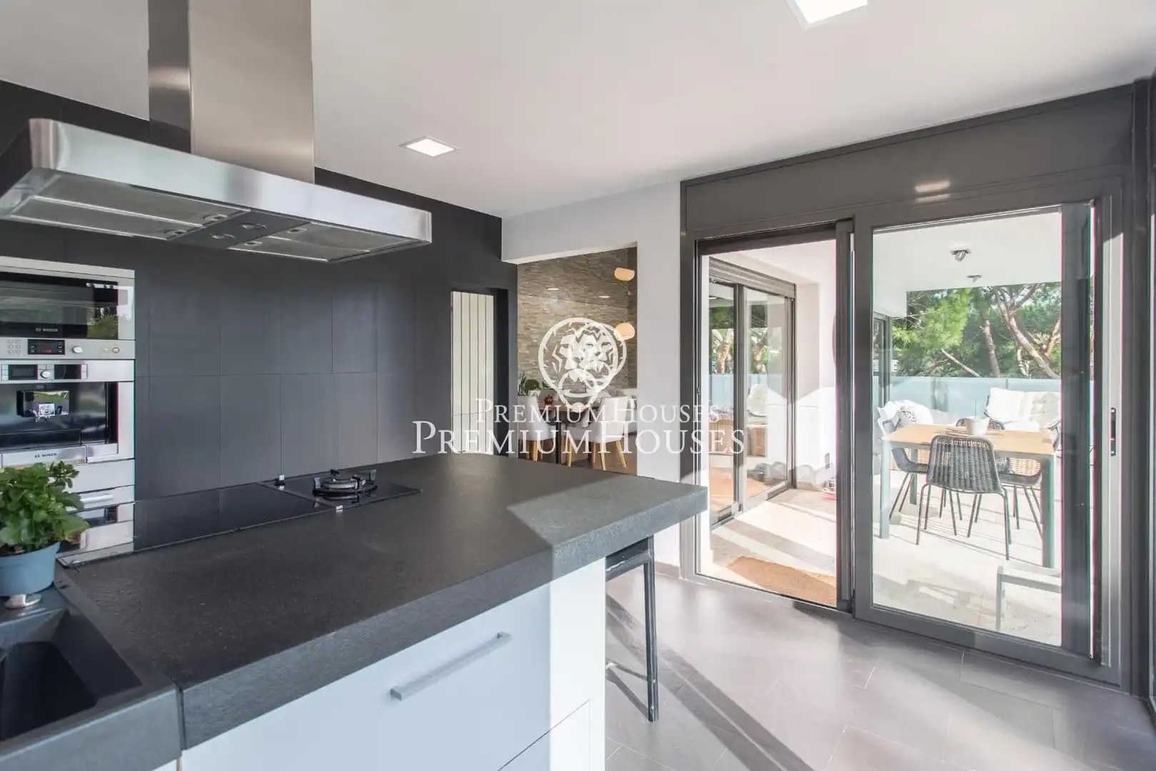 Kitchen of Houses for sale in Sant Andreu de Llavaneres  with Heating, Private garden and Parquet flooring