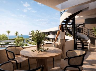 Penthouse mit Pool zum Verkauf in Las Lomas de Rame - Bahía Bella