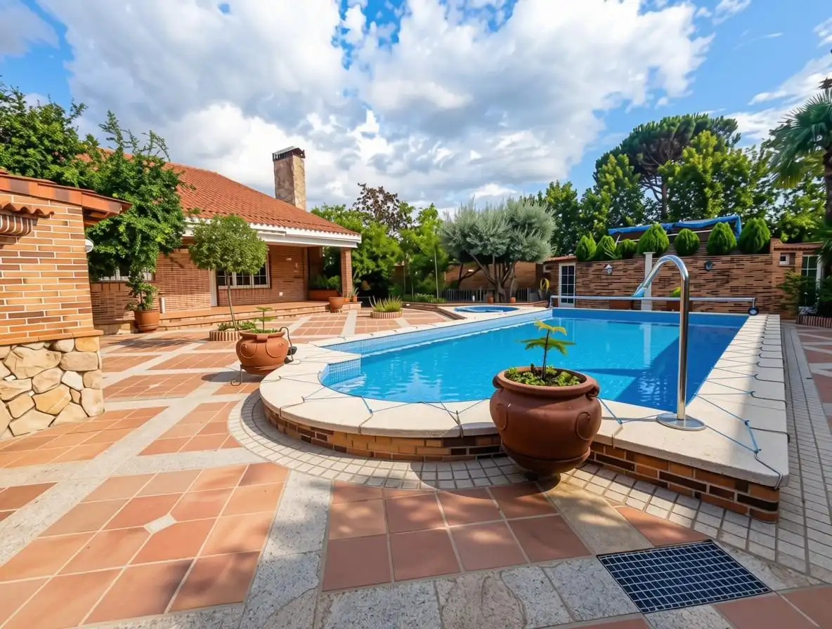 Piscina de Casa o chalet en venta en Pedrezuela con Calefacción, Jardín privado y Terraza
