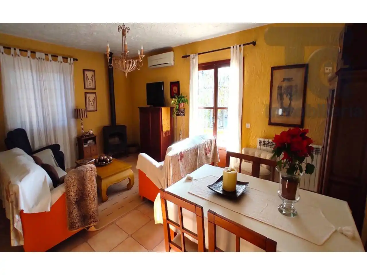 Sala d'estar de Casa o xalet en venda en Lorca amb Aire condicionat, Calefacció i Jardí privat