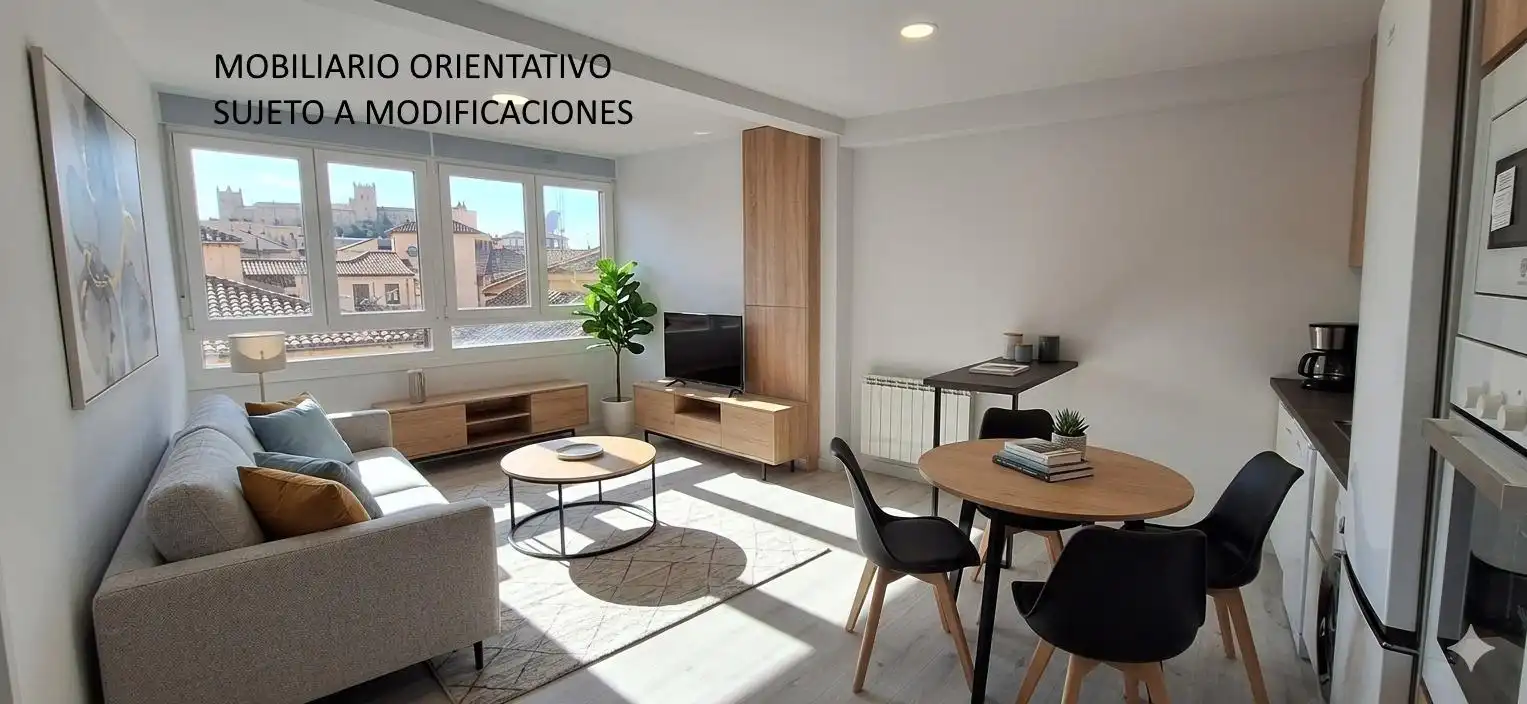 Sala de estar de Piso de alquiler en Segovia con Calefacción y Amueblado