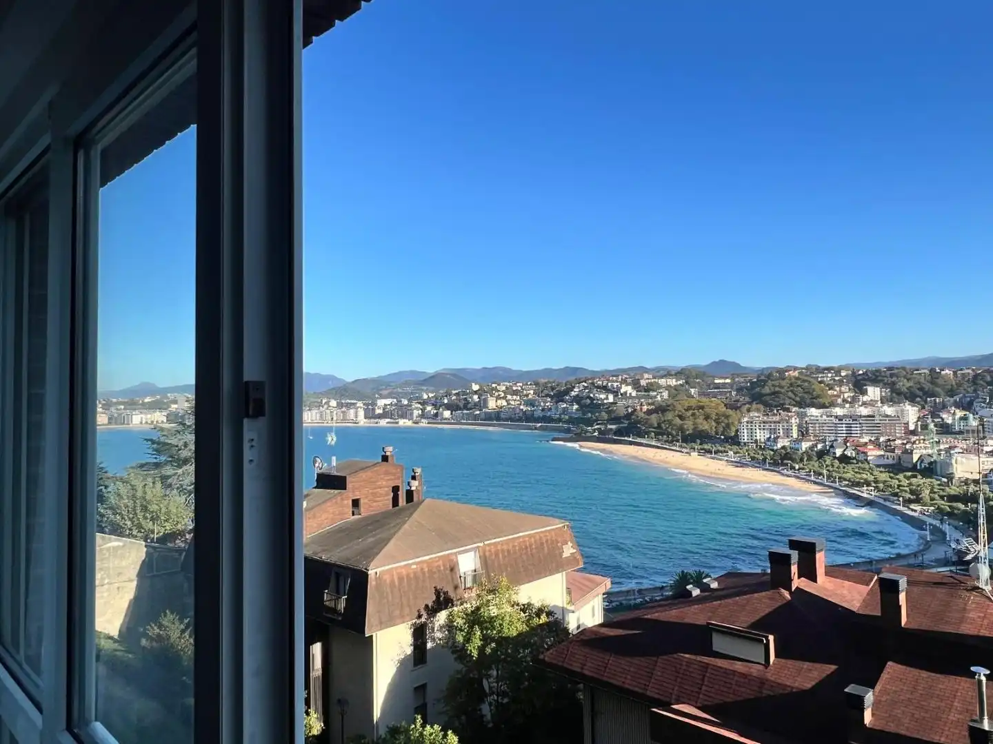 Terrasse von Wohnung zur Miete in Donostia - San Sebastián  mit Heizung, Parkett und Terrasse
