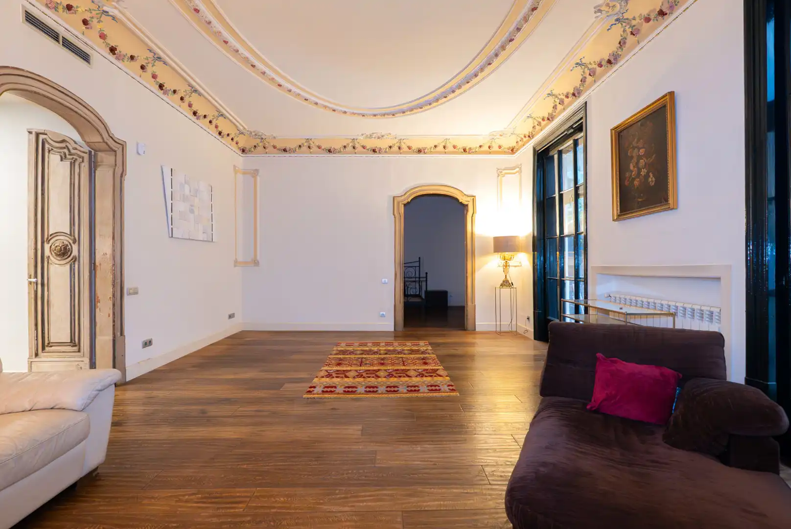 Living room of Flat for sale in Barcelona  with Air Conditioner, Heating and Parquet flooring