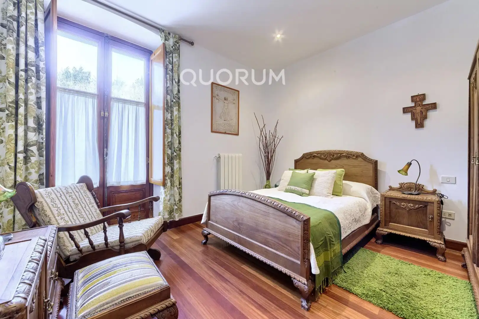 Habitación de Casa adosada en venta en Arrankudiaga / Zollo con Calefacción, Amueblado y Balcón