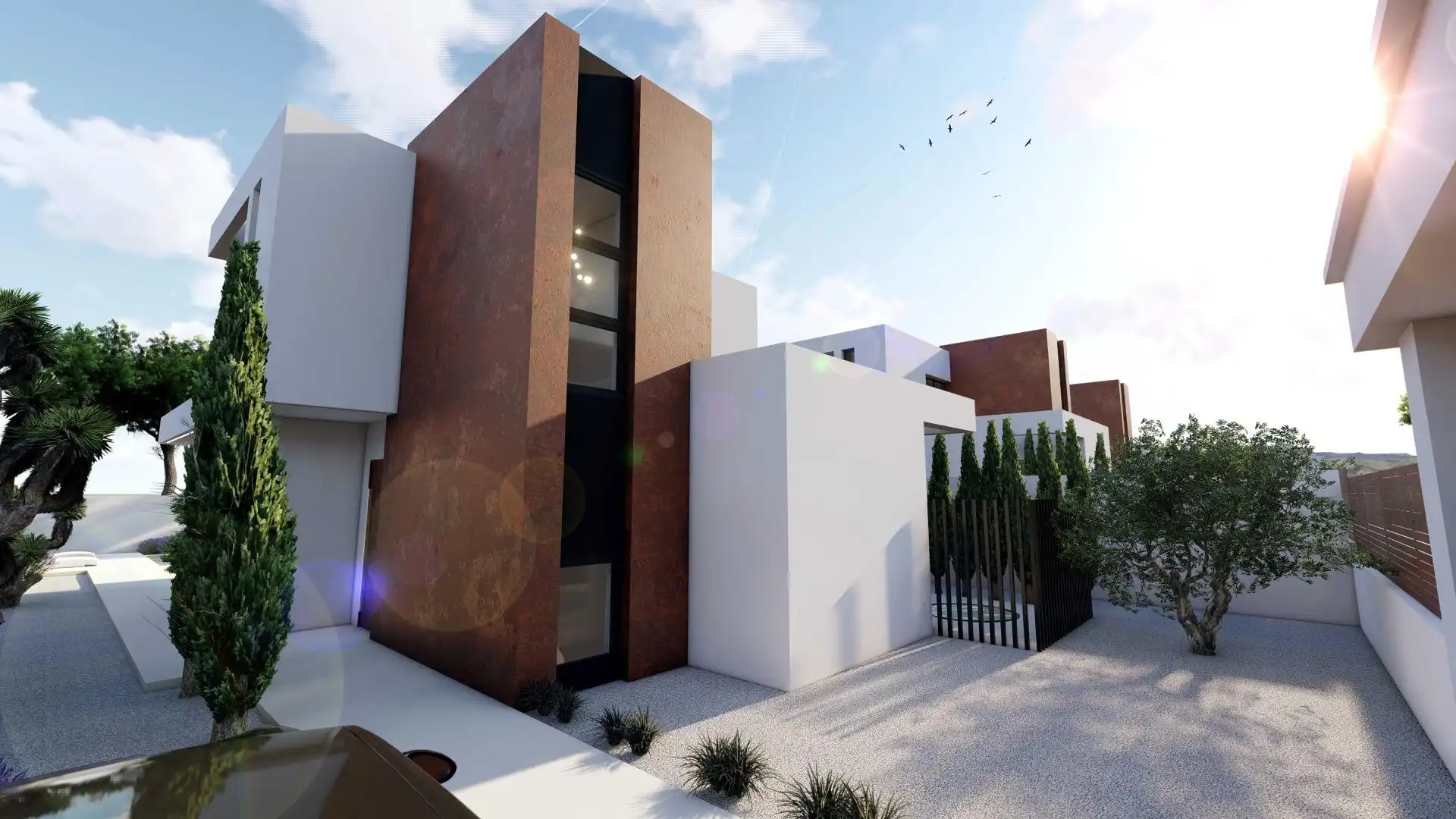 Vista exterior de Casa o chalet en venta en Sant Joan d'Alacant con Aire acondicionado, Calefacción y Jardín privado
