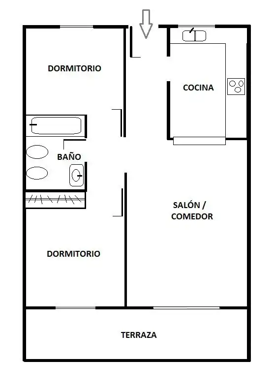 Wohnungen zum Verkauf in Salou mit Heizung, Terrasse und Möbliert