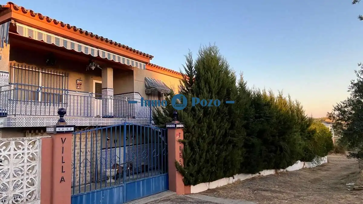 Exterior view of Houses for sale in Alange  with Private garden, Storage room and Swimming Pool