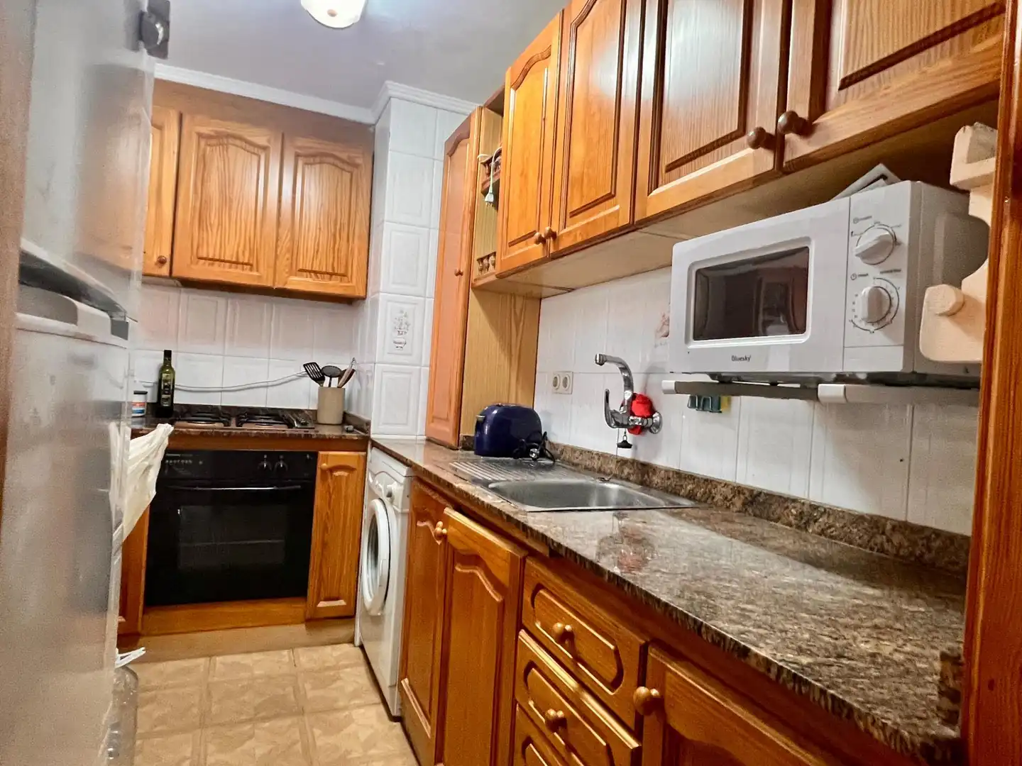 Cocina de Apartamento en venta en Alcúdia con Aire acondicionado, Jardín privado y Terraza