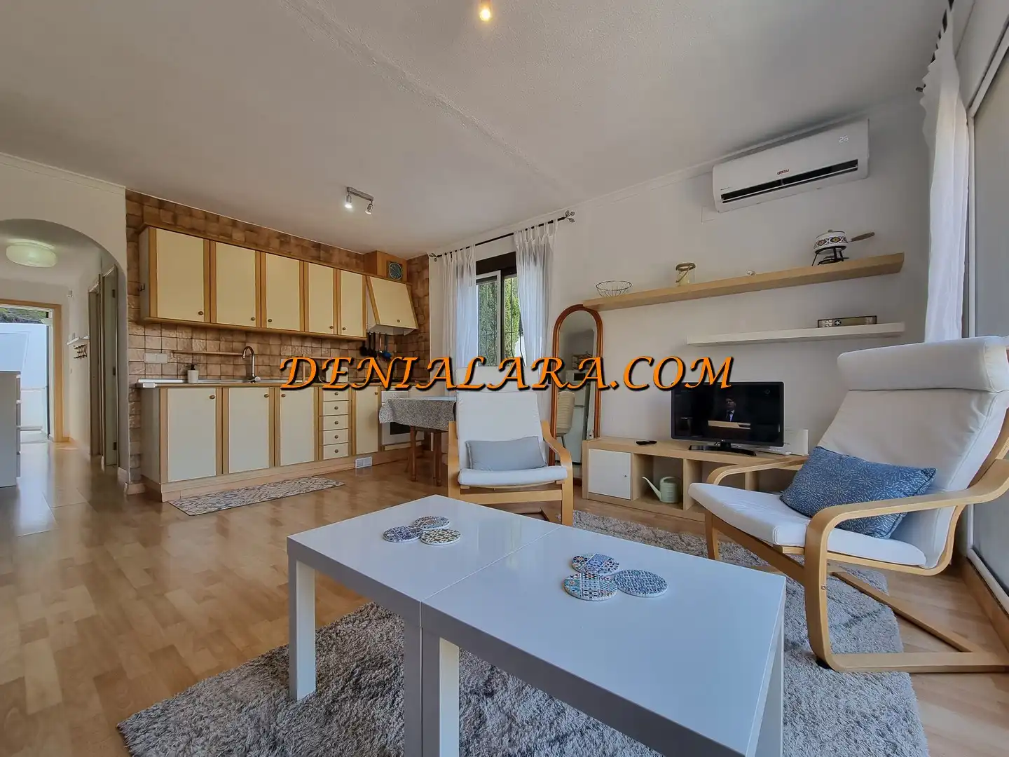 Jardí de Apartament en venda en Benitachell / El Poble Nou de Benitatxell amb Aire condicionat, Balcó i Internet