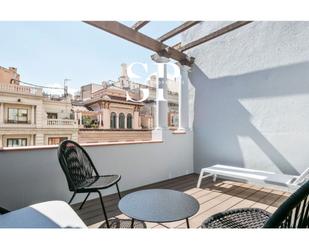 Terrace of Attic to rent in  Barcelona Capital  with Air Conditioner, Parquet flooring and Terrace