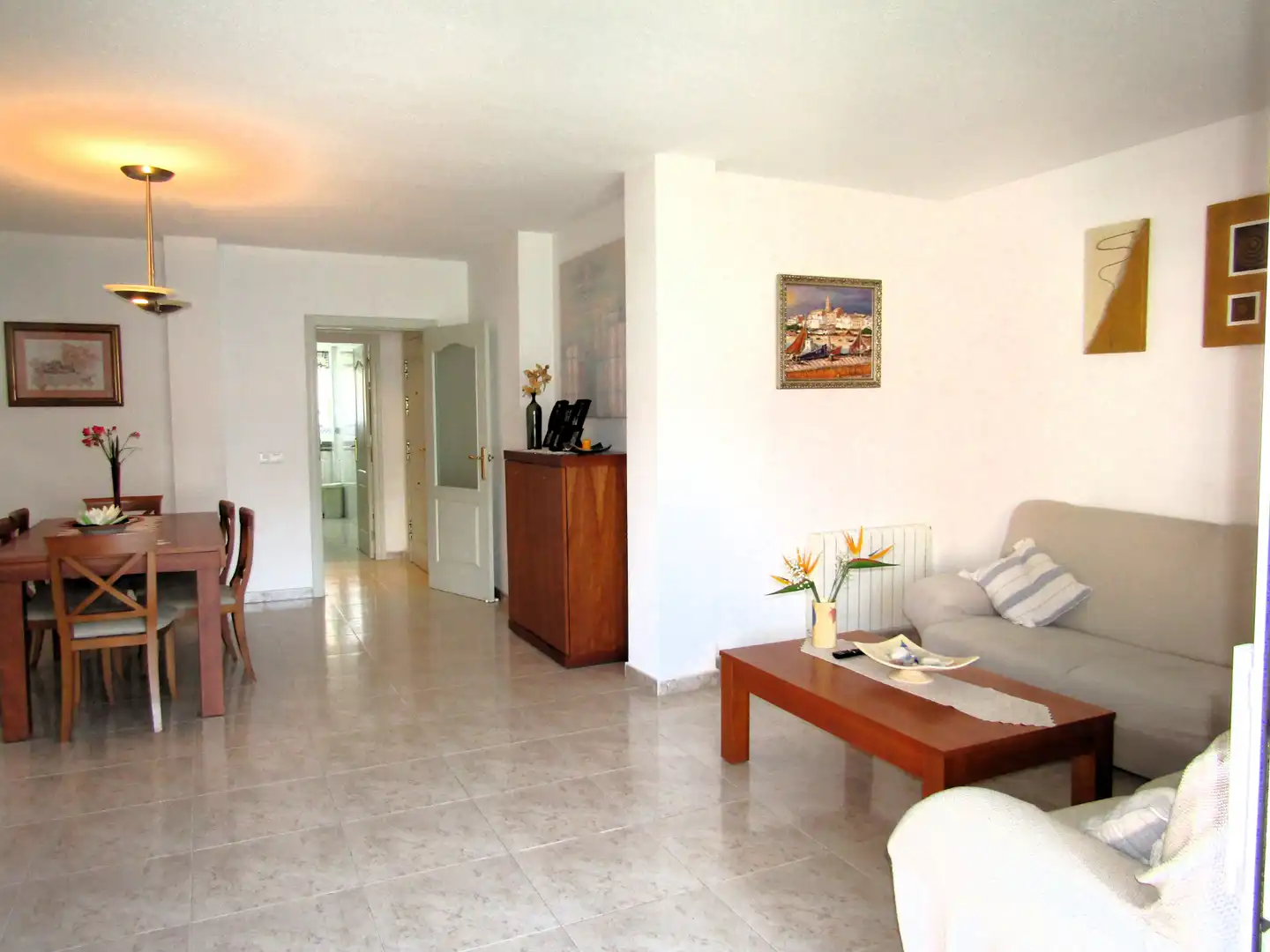 Sala d'estar de Apartament en venda en Calonge i Sant Antoni amb Aire condicionat, Calefacció i Terrassa
