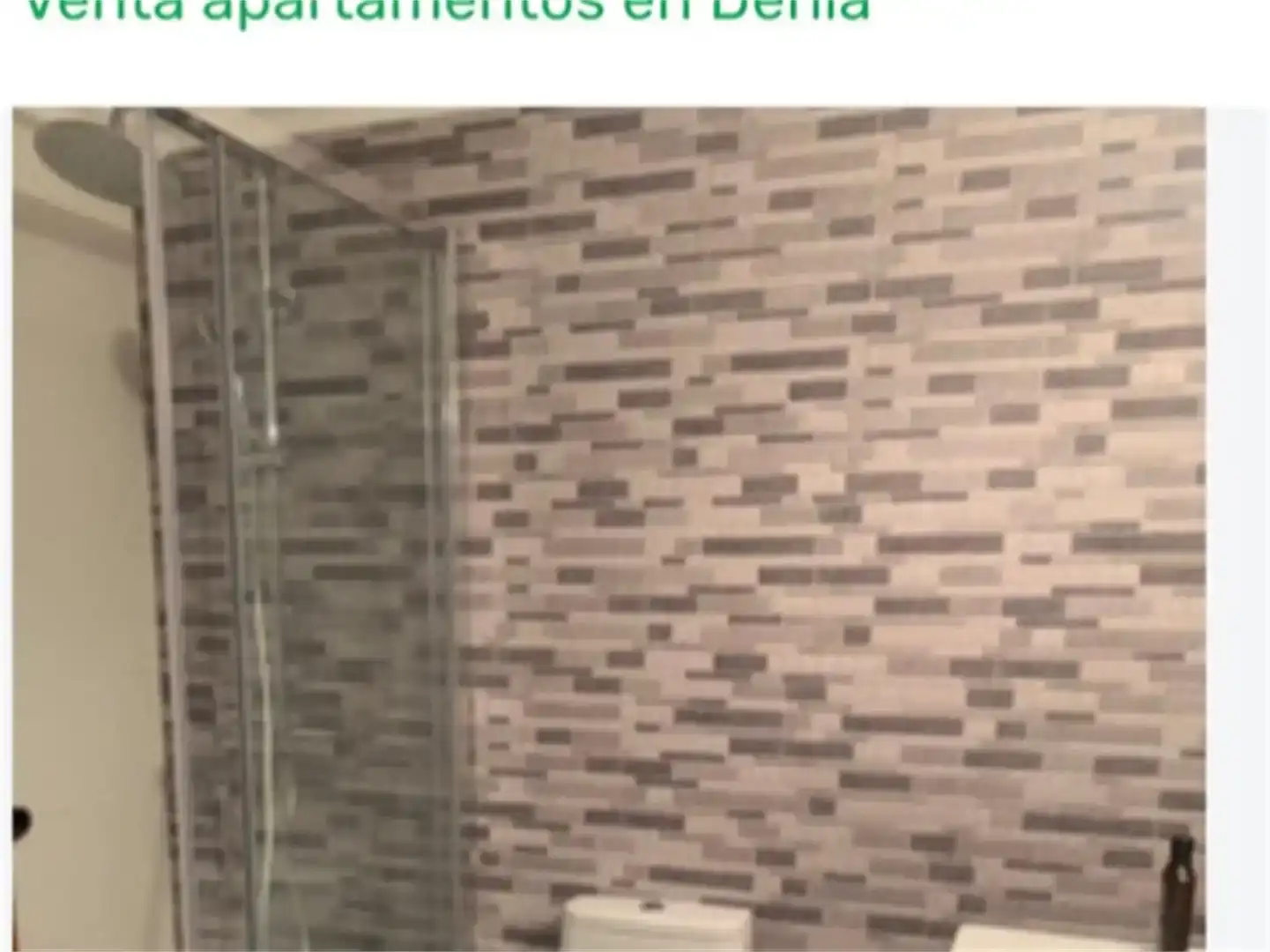 Bany de Apartament de lloguer en Dénia amb Aire condicionat i Piscina