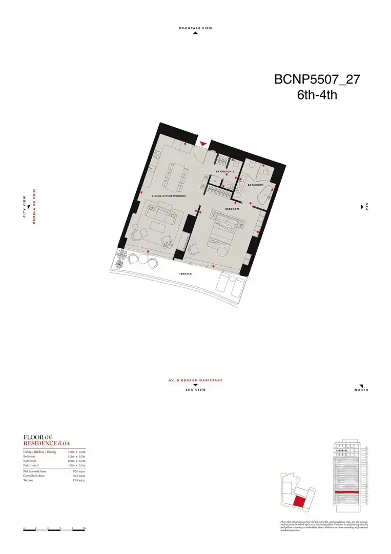 Apartament amb piscina en venda a Sant Martí, imagen 4