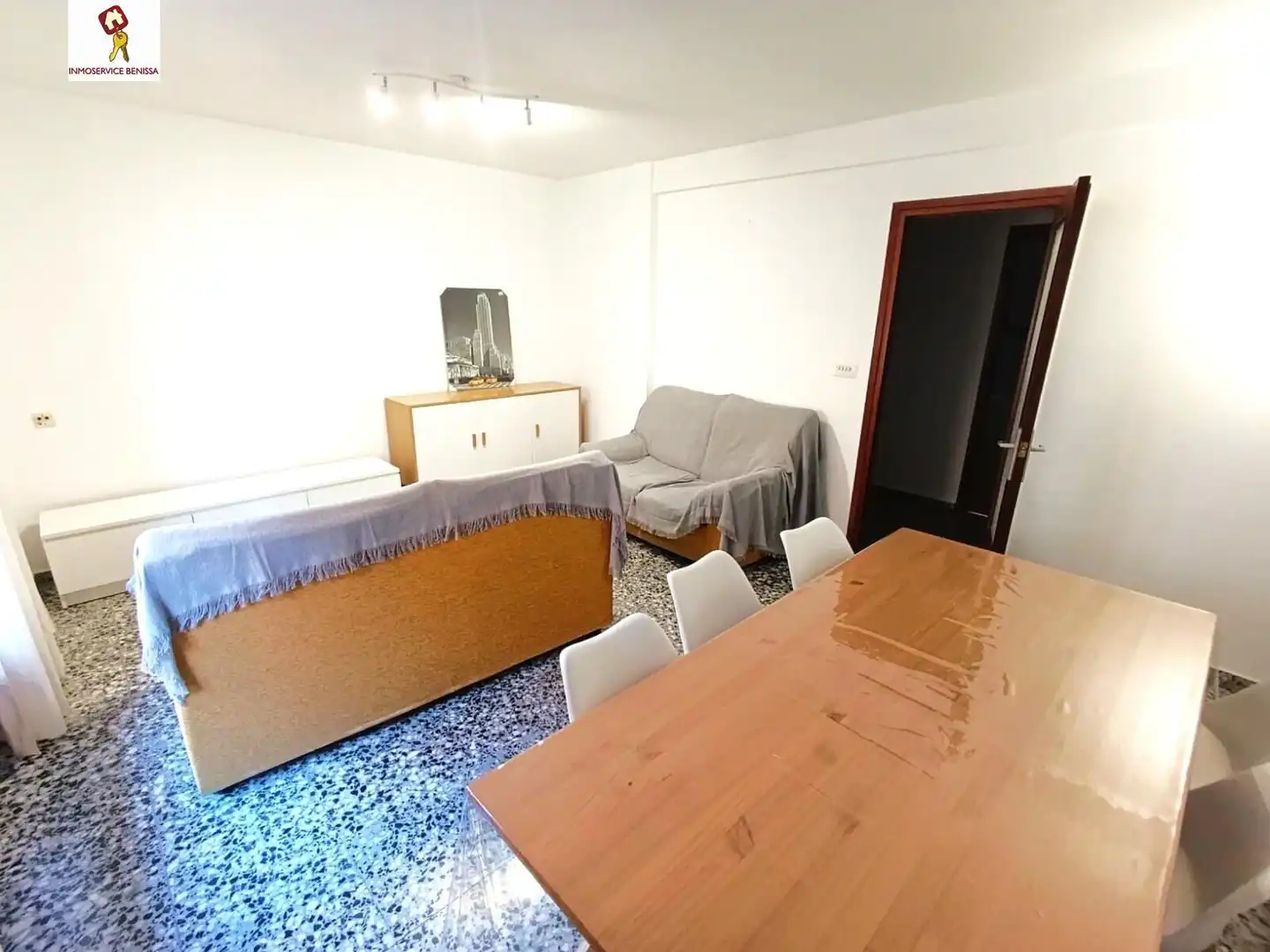 Sala d'estar de Pis de lloguer en Benissa amb Moblat