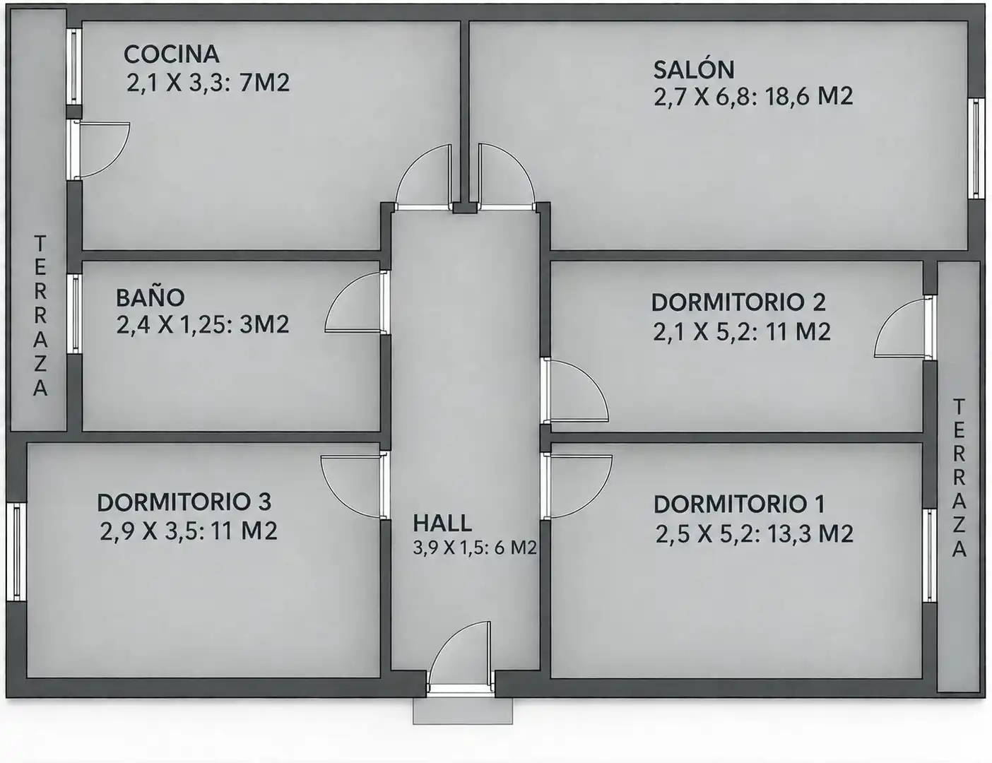 Appartamento con terrazza in vendita a Calle de los Cereros 17, imagen 41