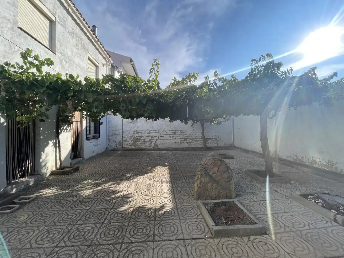 Terrassa de Casa adosada en venda en Viso del Marqués amb Traster, Moblat i Balcó