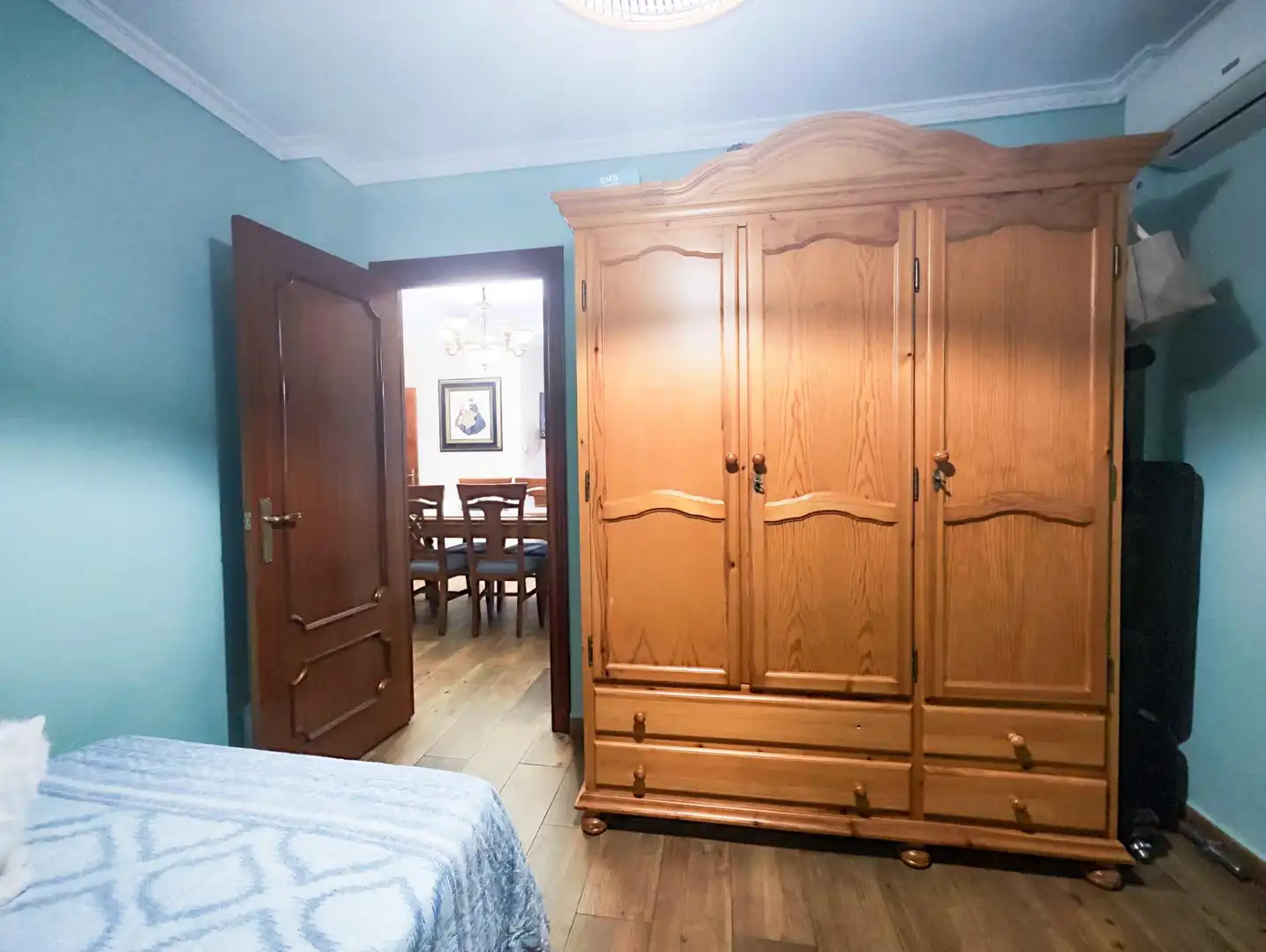Schlafzimmer von Wohnung zum Verkauf in Puertollano mit Klimaanlage, Parkett und Möbliert