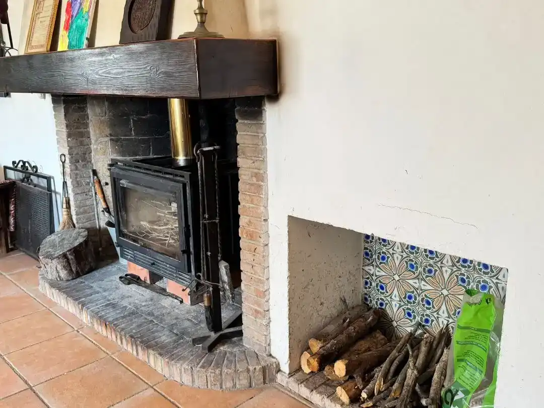 Sala d'estar de Casa o xalet en venda en Sant Pere de Ribes amb Aire condicionat