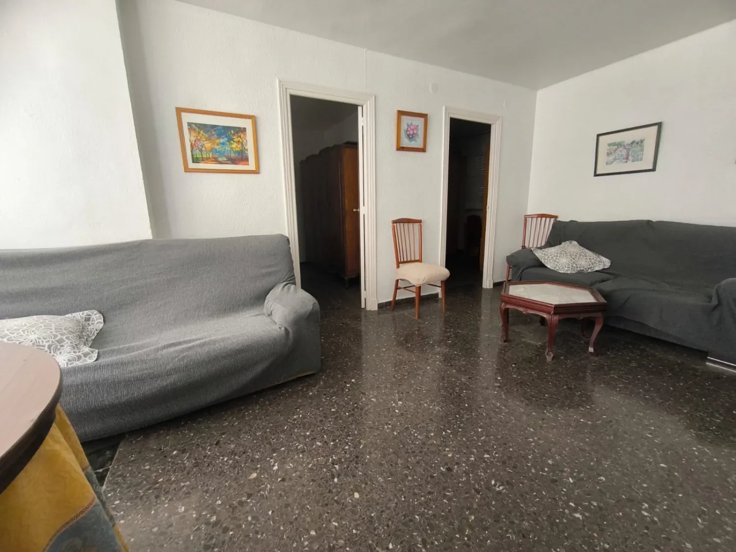 Sala d'estar de Pis en venda en  Murcia Capital amb Traster, Moblat i Rentadora