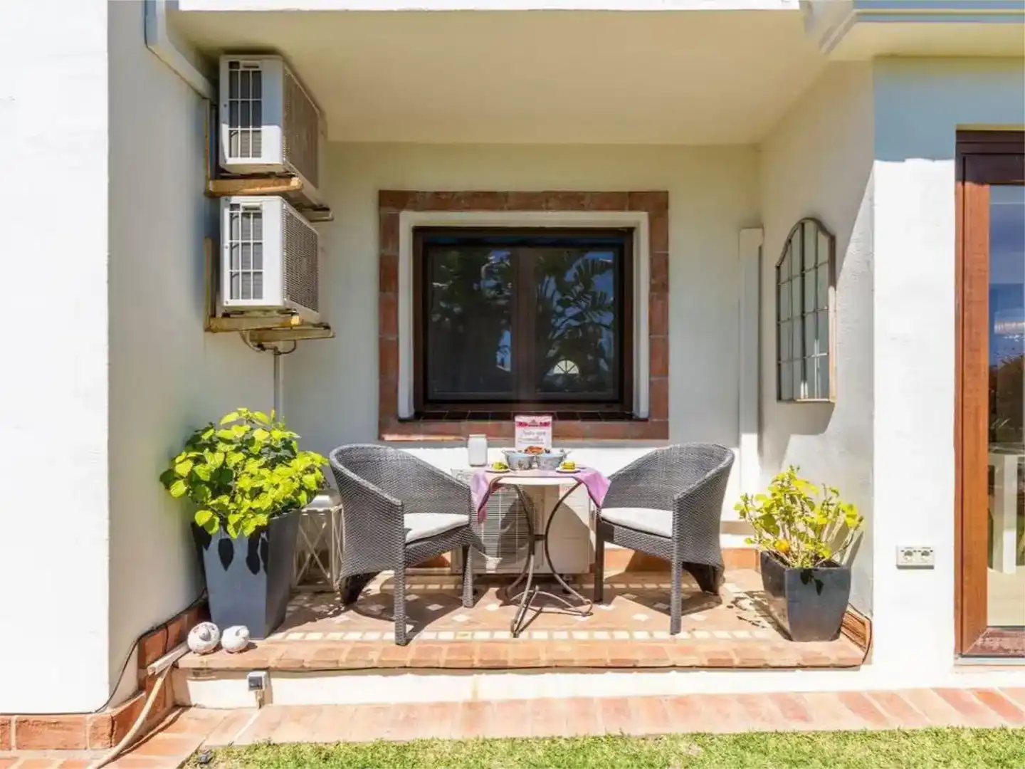 Terrassa de Casa o xalet de lloguer en Mijas amb Aire condicionat, Jardí privat i Piscina