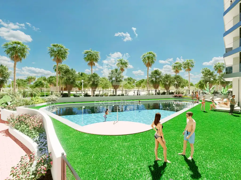 Swimming pool of Apartments for sale in Ribera de Cabanes