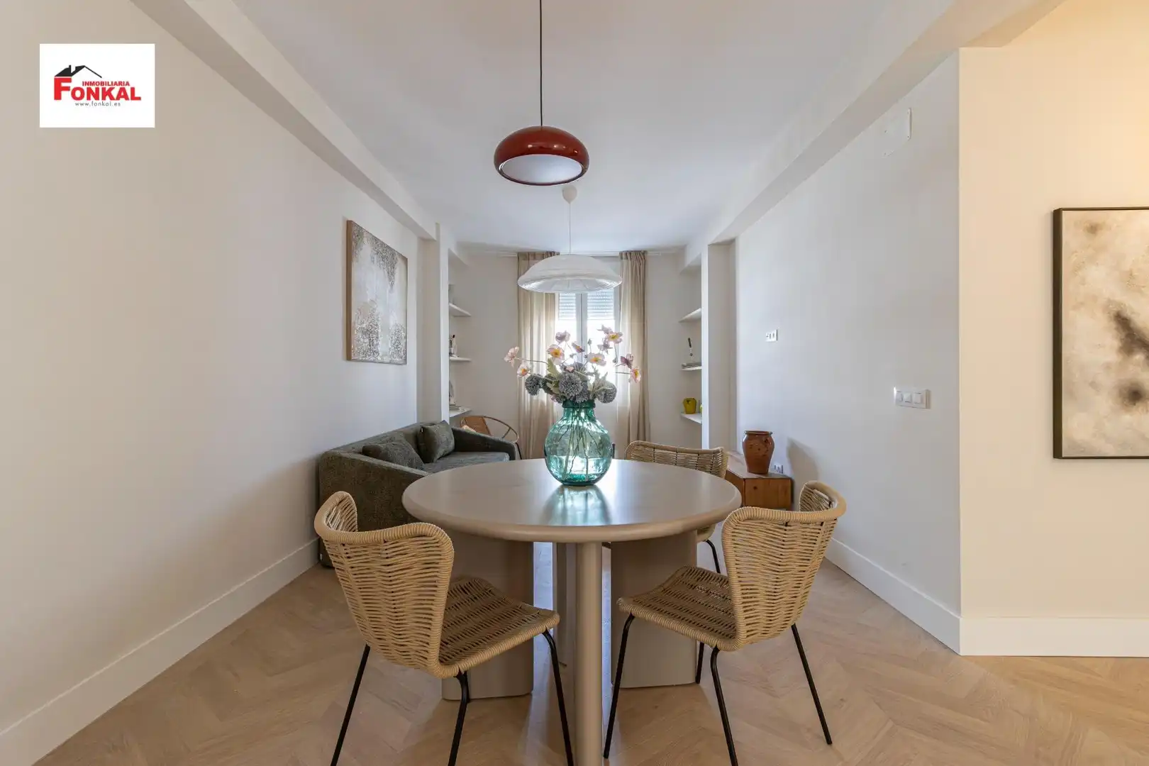 Dining room of Flat for sale in Jerez de la Frontera  with Parquet flooring, Storage room and Furnished