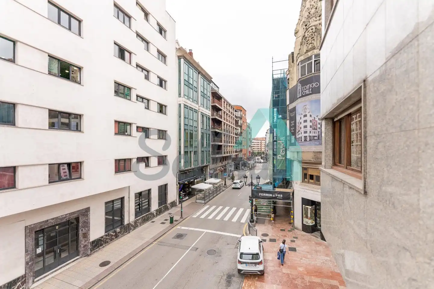 Exterior view of Flat for sale in Oviedo   with Heating, Parquet flooring and Terrace