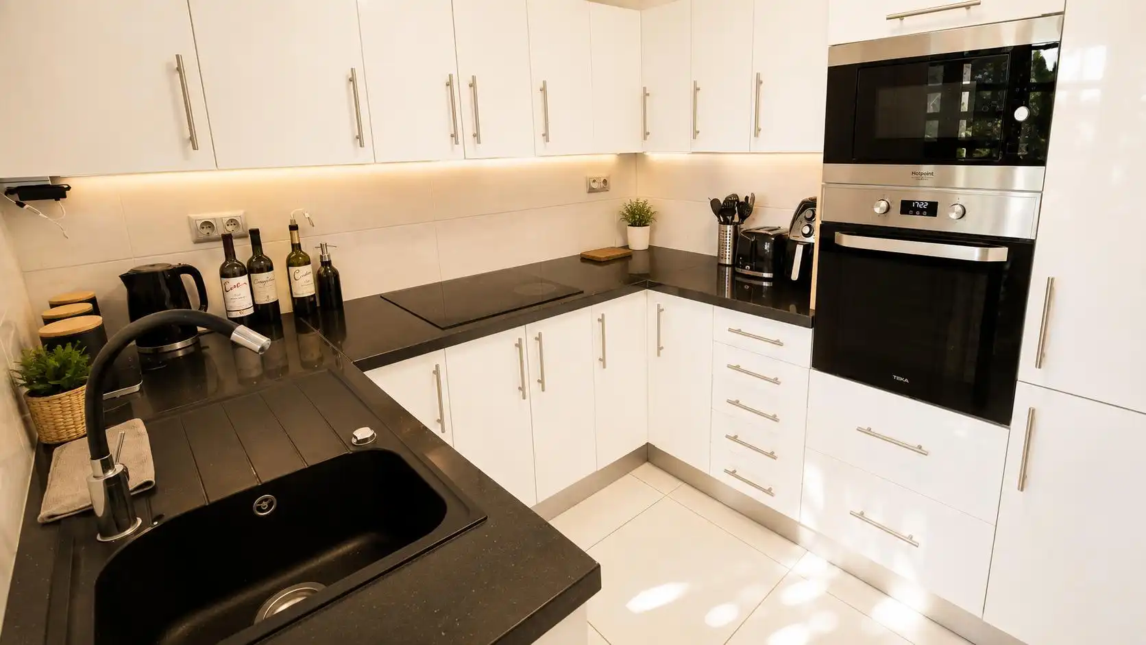 Küche von Wohnung zum Verkauf in Calvià mit Klimaanlage und Terrasse