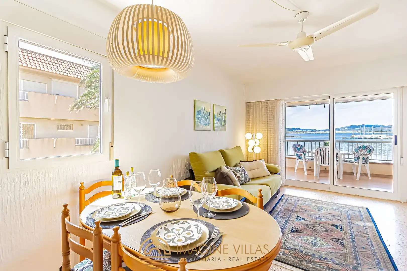 Comedor de Apartamento en venta en La Manga del Mar Menor con Amueblado y Piscina comunitaria