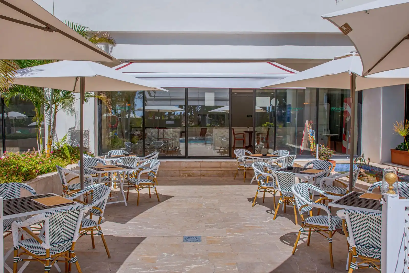 Terrasse von Dachboden zur Miete in Marbella mit Klimaanlage, Möbliert und Fernseher