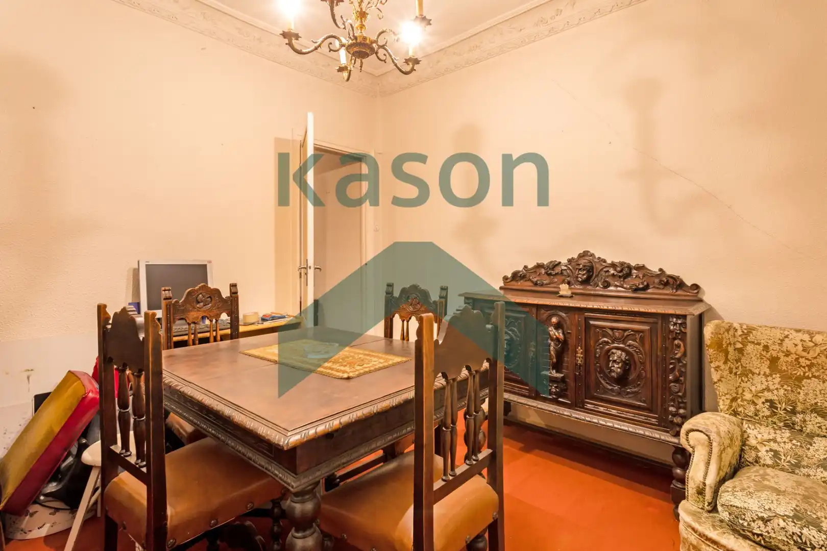 Comedor de Apartamento en venta en Madrid con Calefacción