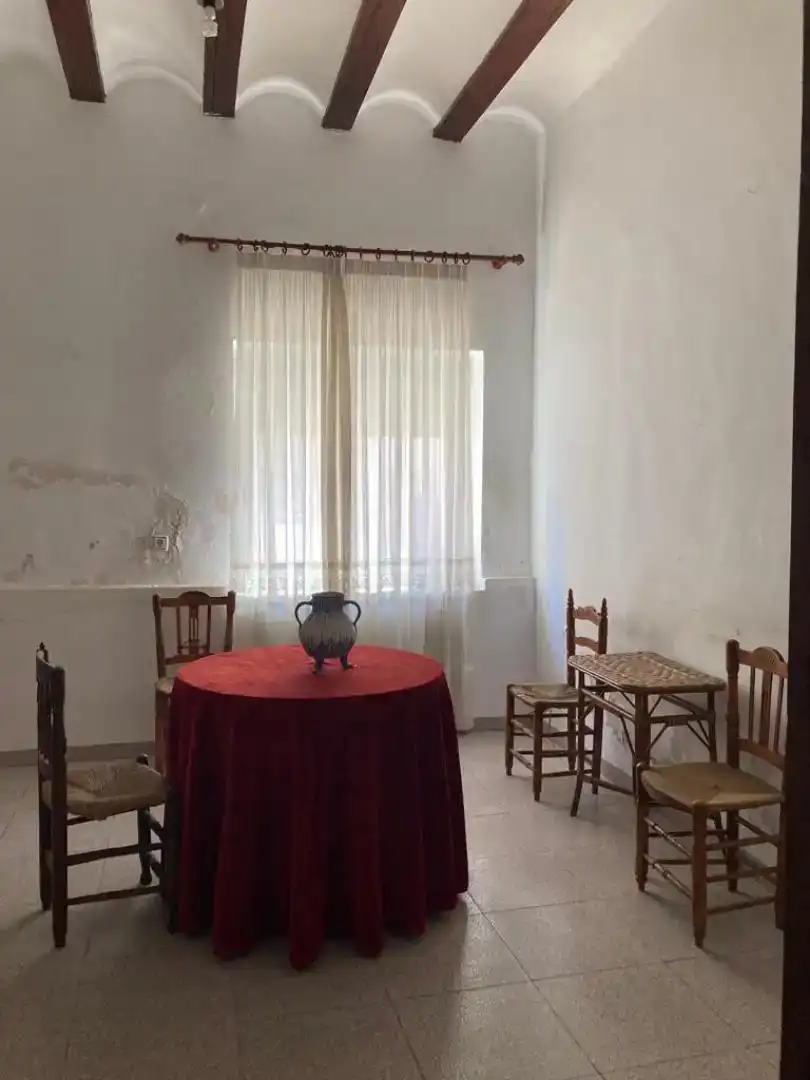 Menjador de Casa adosada en venda en Càrcer amb Balcó