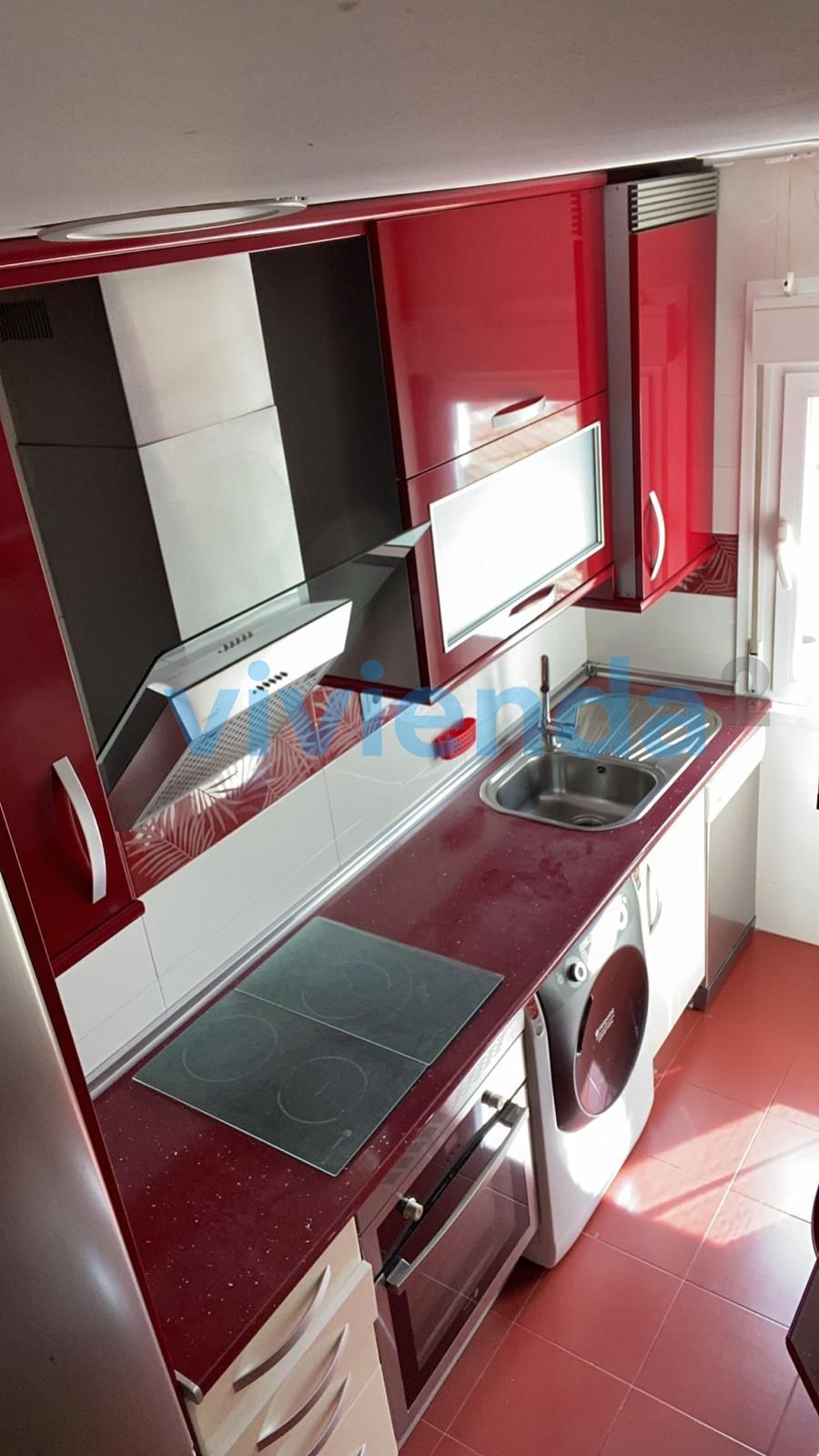 Kitchen of Flat for sale in  Madrid Capital  with Air Conditioner, Heating and Furnished