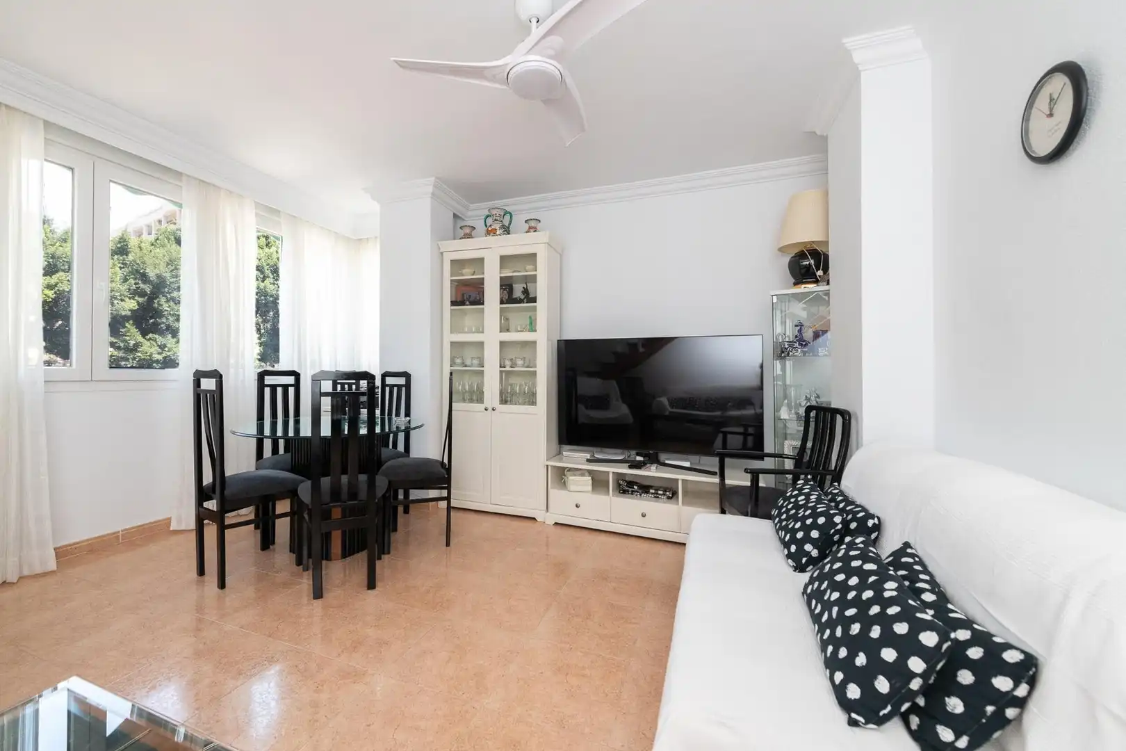 Sala d'estar de Dúplex en venda en Málaga amb Aire condicionat, Calefacció i Moblat