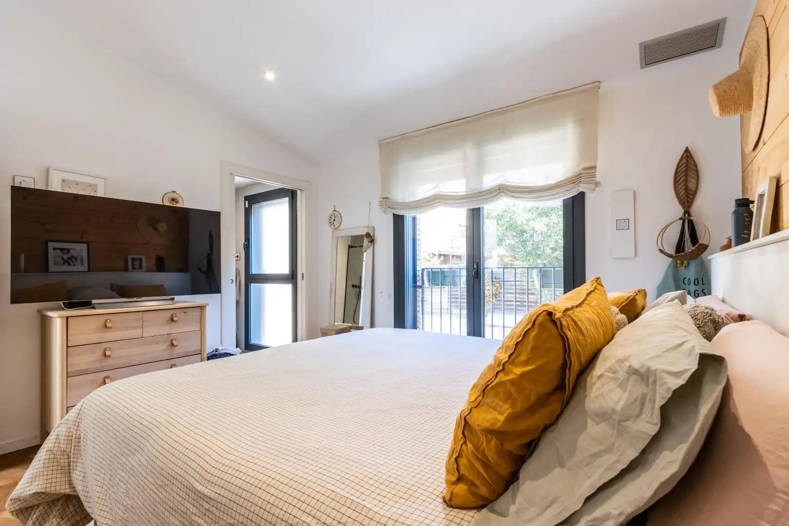 Dormitori de Casa o xalet en venda en Sant Llorenç Savall amb Calefacció, Jardí privat i Parquet