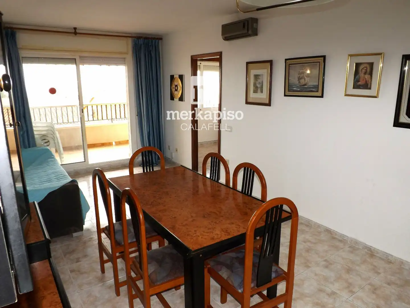 Esszimmer von Wohnung zum Verkauf in Calafell mit Klimaanlage, Heizung und Terrasse