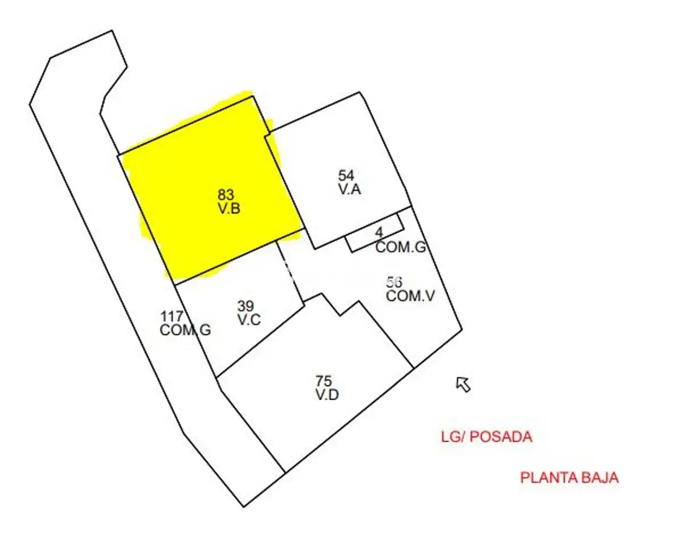 Piso en venta en Av La Vega de Santiago, 44, Posada - Barro