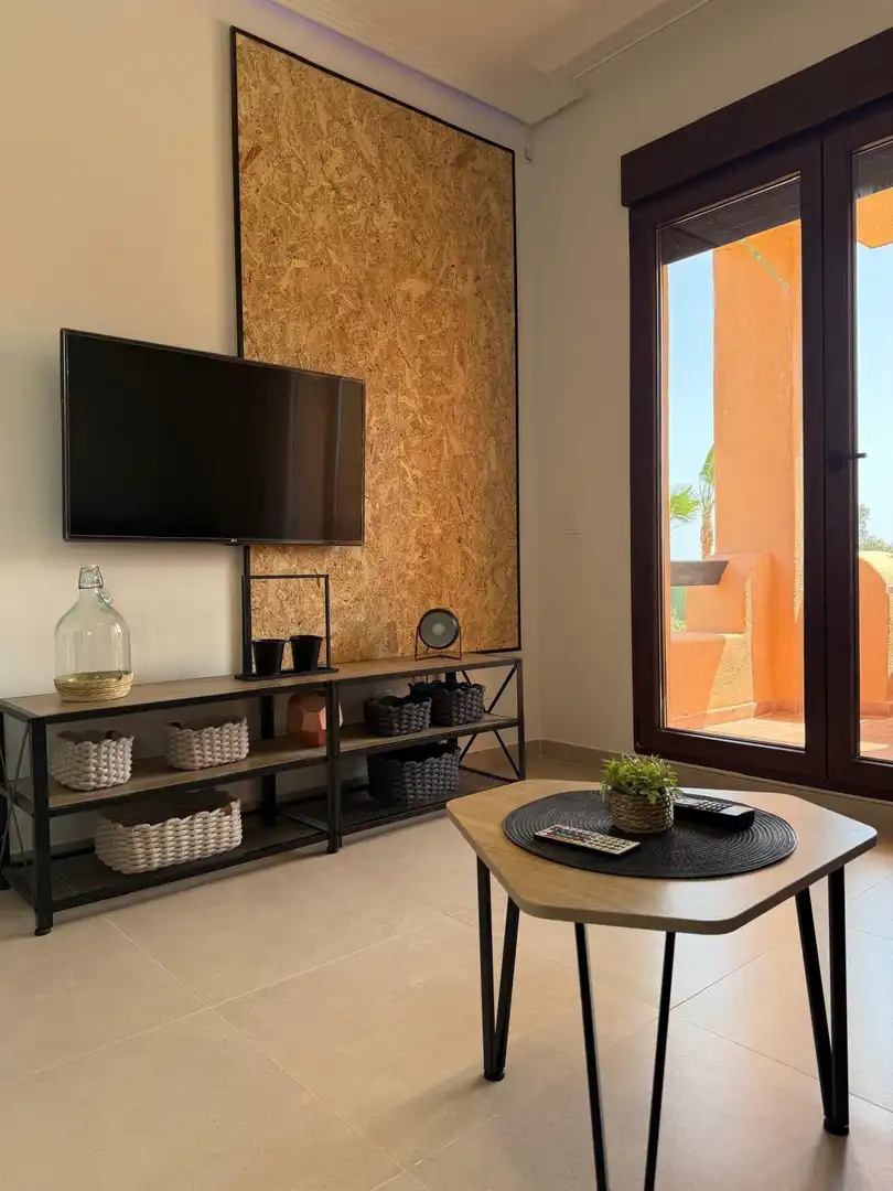 Living room of Flat for rent in Los Alcázares  with Heating, Terrace and Furnished