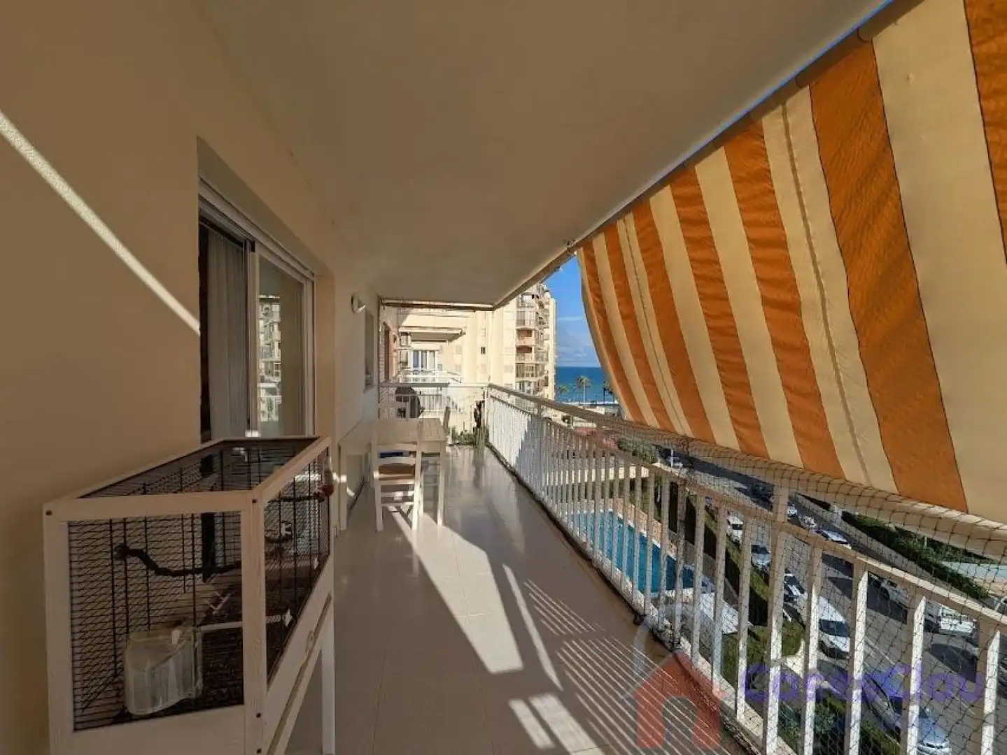 Terraza de Piso en venta en Benicasim / Benicàssim con Piscina comunitaria