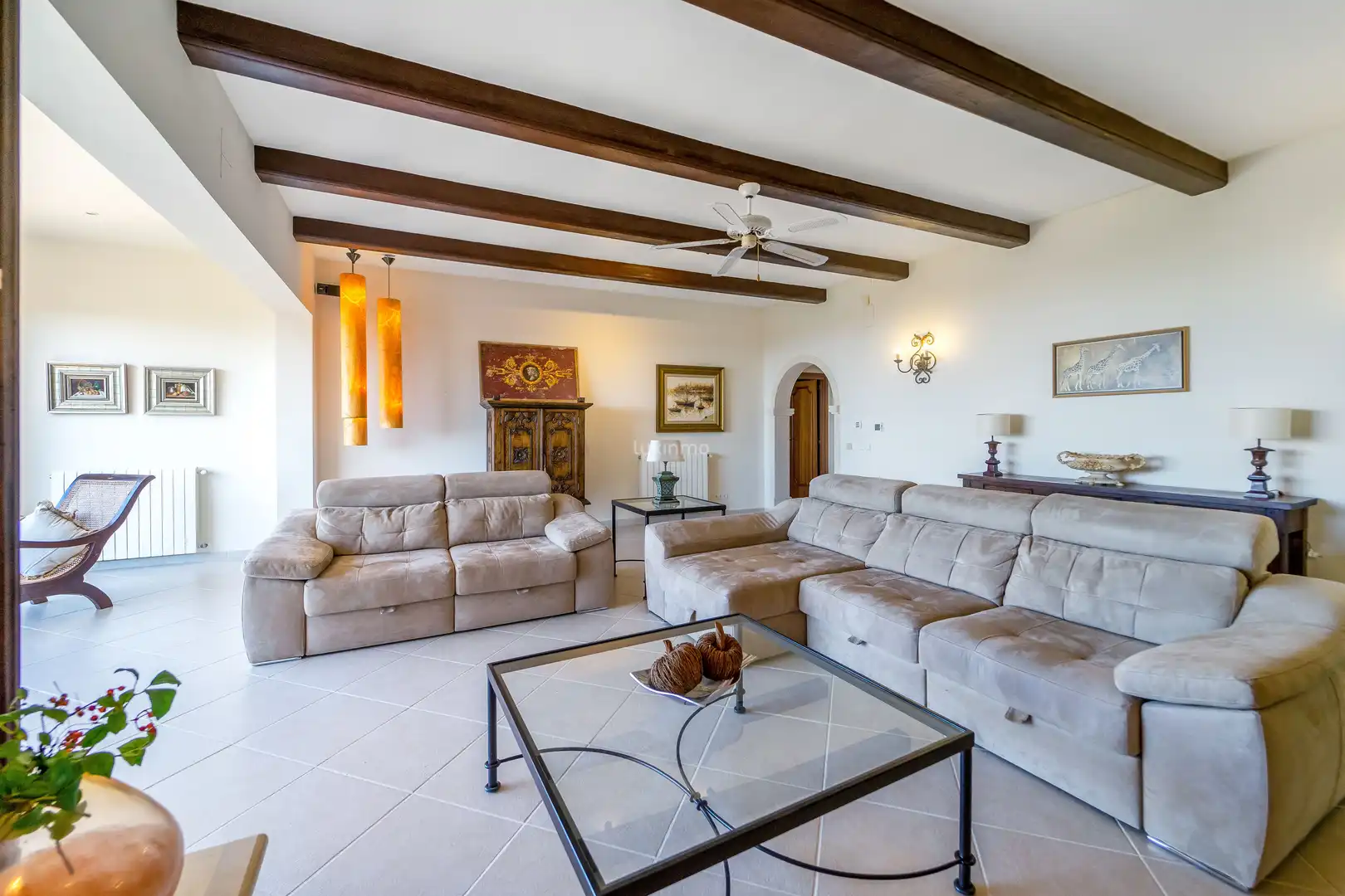 Sala de estar de Casa o chalet en venta en Altea con Aire acondicionado, Calefacción y Terraza