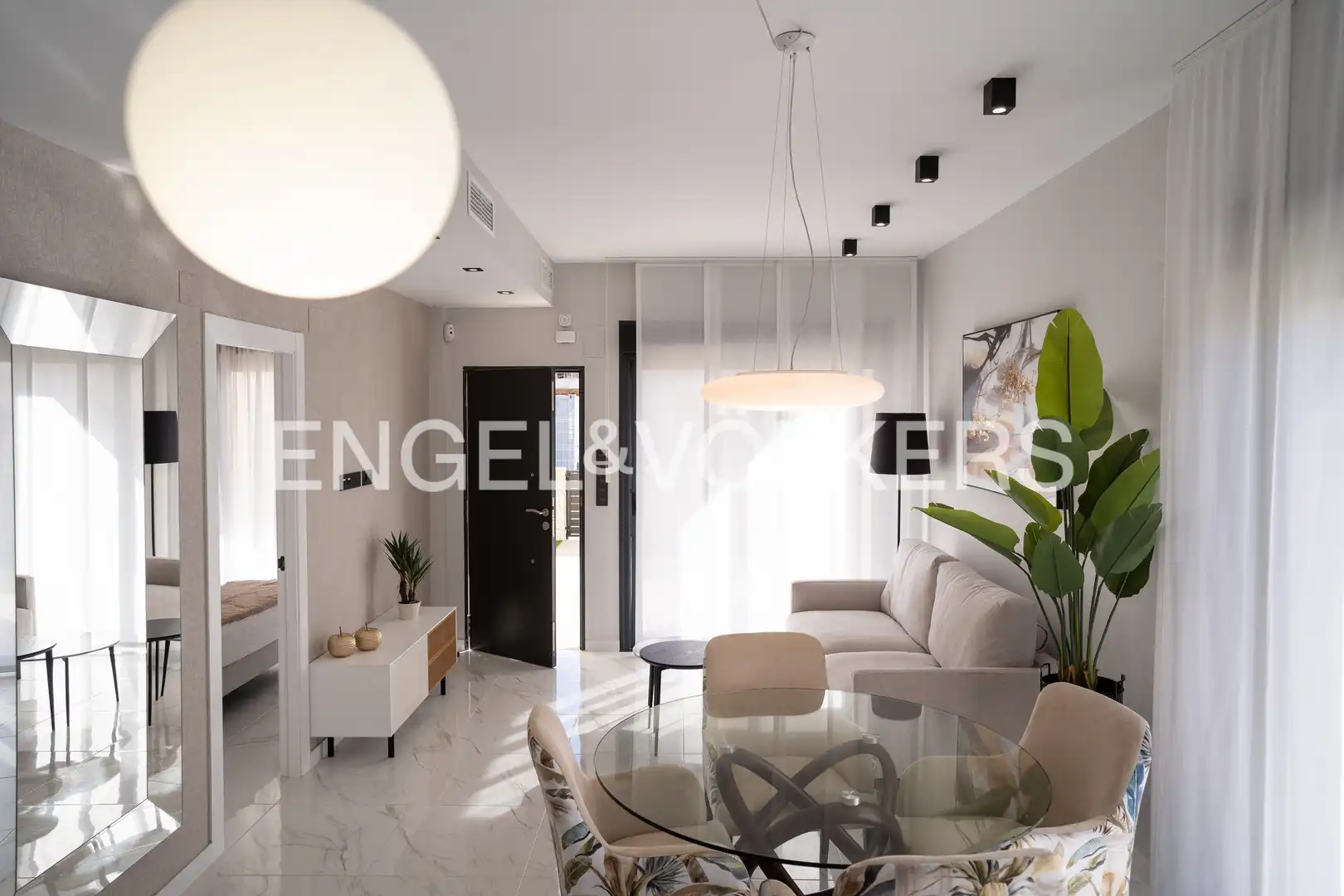 Sala d'estar de Apartament en venda en Pilar de la Horadada amb Aire condicionat, Calefacció i Jardí privat