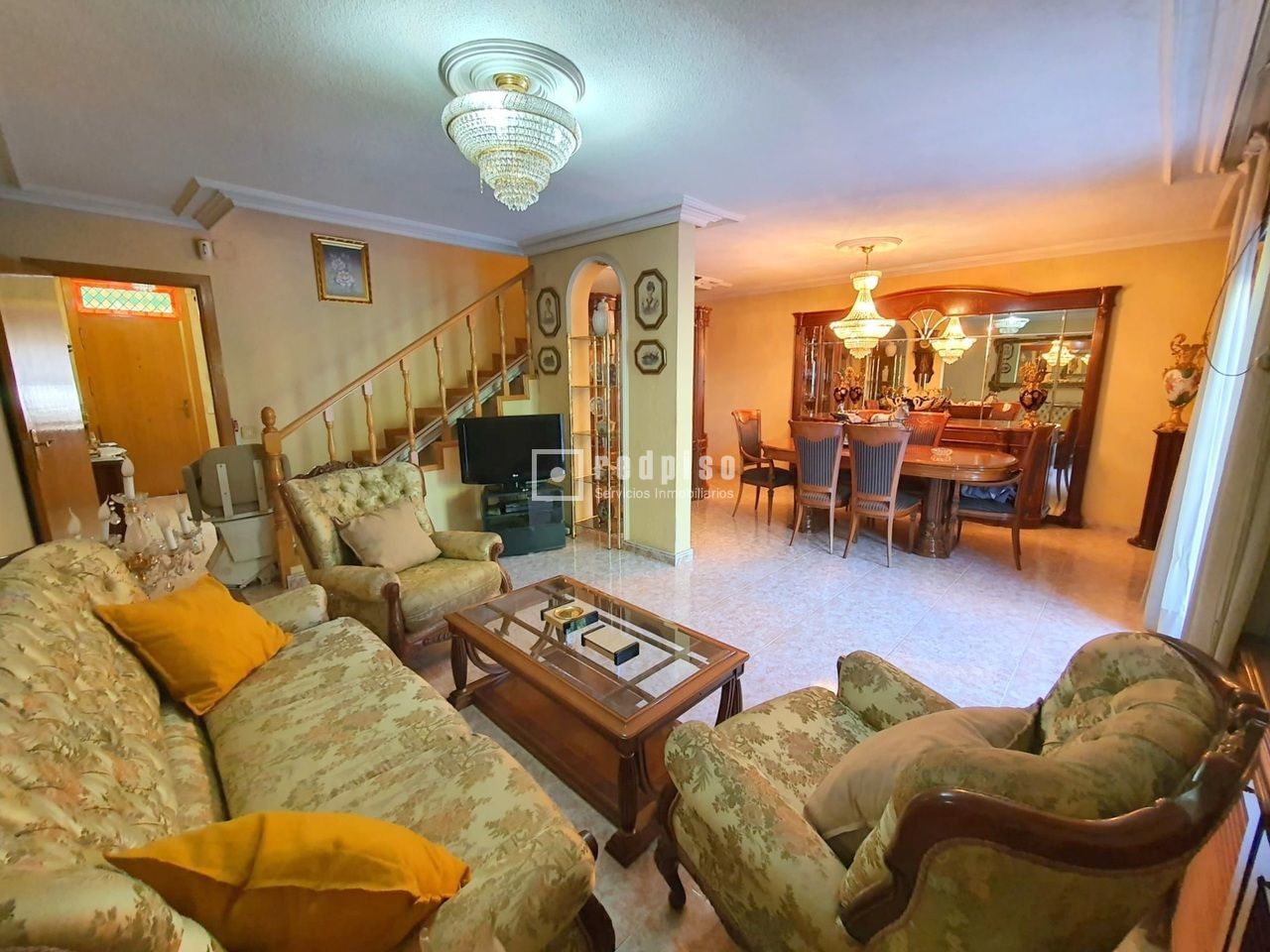 Sala de estar de Casa o chalet en venta en Getafe con Calefacción, Trastero y Piscina