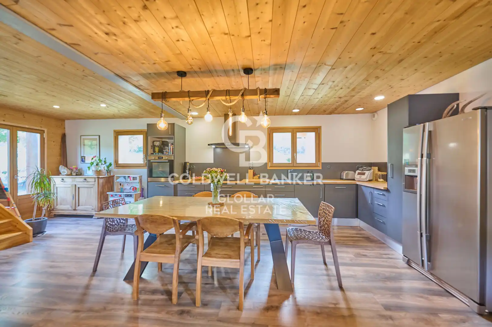 Dining room of Houses for sale in Latour - de - Carol  with Heating, Private garden and Parquet flooring