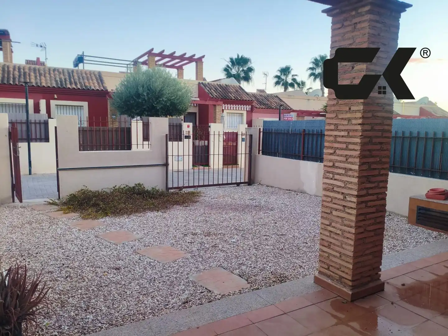 Jardí de Casa adosada en venda en Mazarrón amb Aire condicionat, Jardí privat i Piscina comunitària