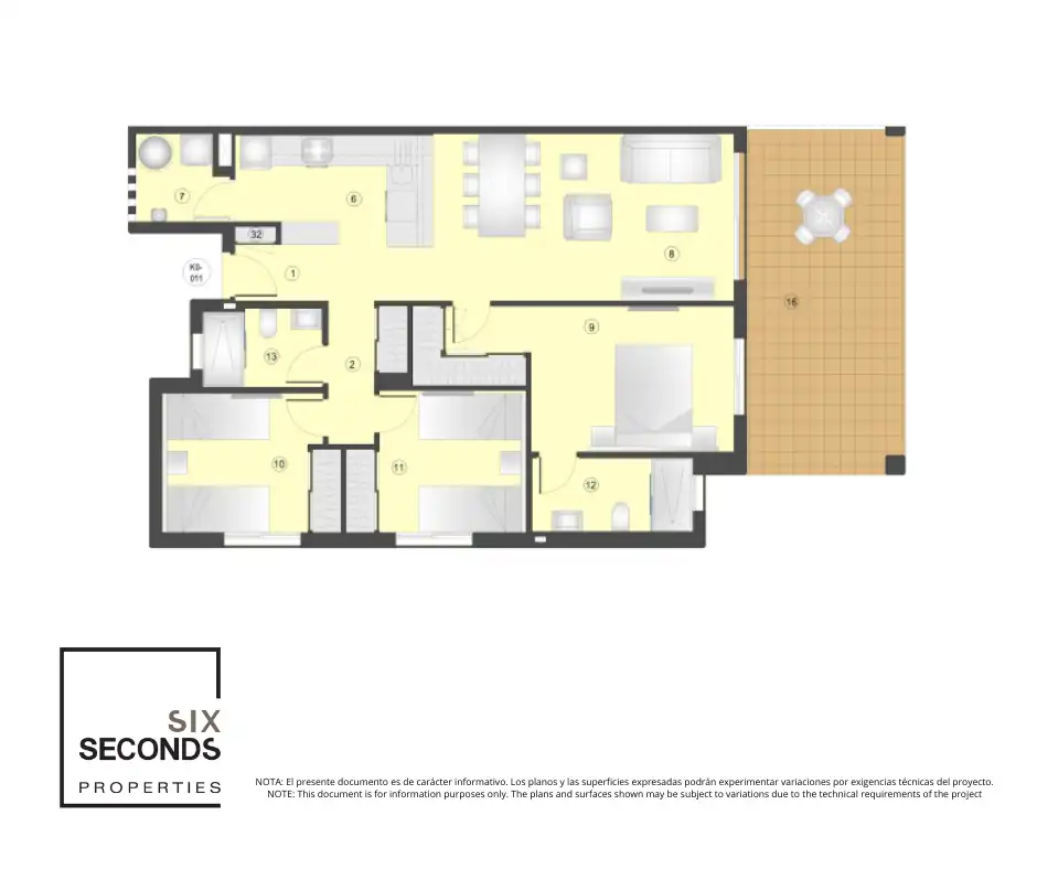 Apartment with pool for sale in San Juan de los Terreros, imagen 4
