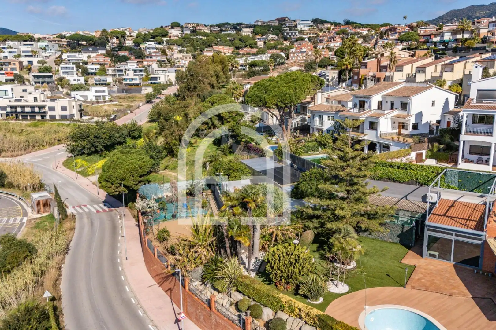 Vista exterior de Casa o chalet en venta en Teià con Calefacción, Jardín privado y Terraza