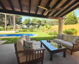 Garden of House or chalet to rent in Calvià  with Air Conditioner, Heating and Private garden